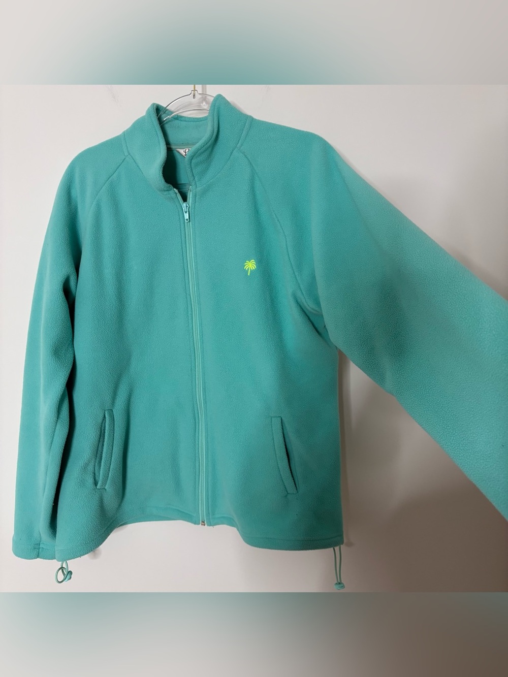 Vintage Lilly Pulitzer full-zip fleece jacket